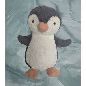 Jellycat Peanut Penguin Plush Gray Soft Toy Stuffed Animal London 9" Cute Bird